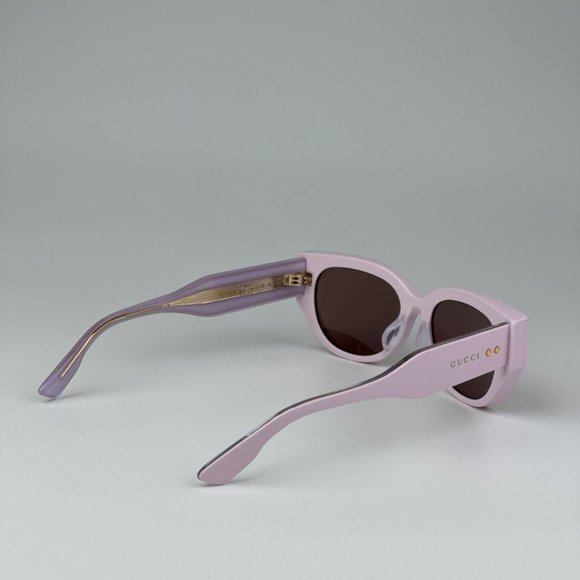 Gucci GG1532SA 004 BRAND NEW Sunglasses Pink Brown Unisex Cat Eye main image 10